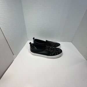 Art Class Black Kids Sneakers with Colorful Dots